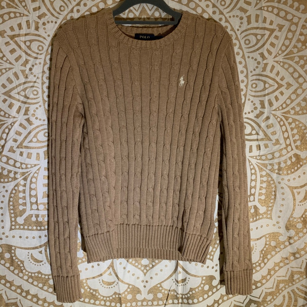 Polo Ralph Lauren Women’s Cable-Knit Crewneck